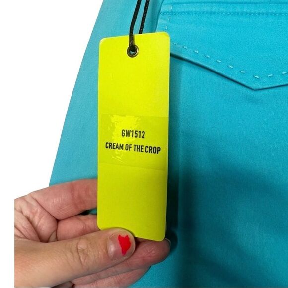 |NWT| TOMMY BAHAMA Cream Of The Crop Golf Pants Aqua Blue - Picture 7 of 9